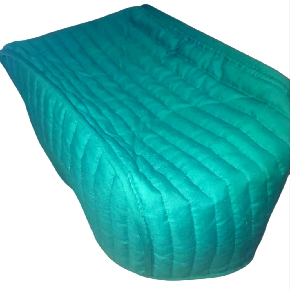 Toaster Oven Cover Evergreen Color Cotton Quilted Clean Excellent Condition